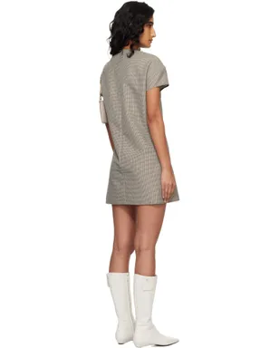 Courrèges Heritage 千鳥格子 ミニワンピース - サムネイル3