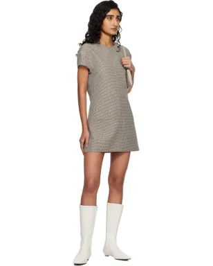 Courrèges Heritage 千鳥格子 ミニワンピース - サムネイル4