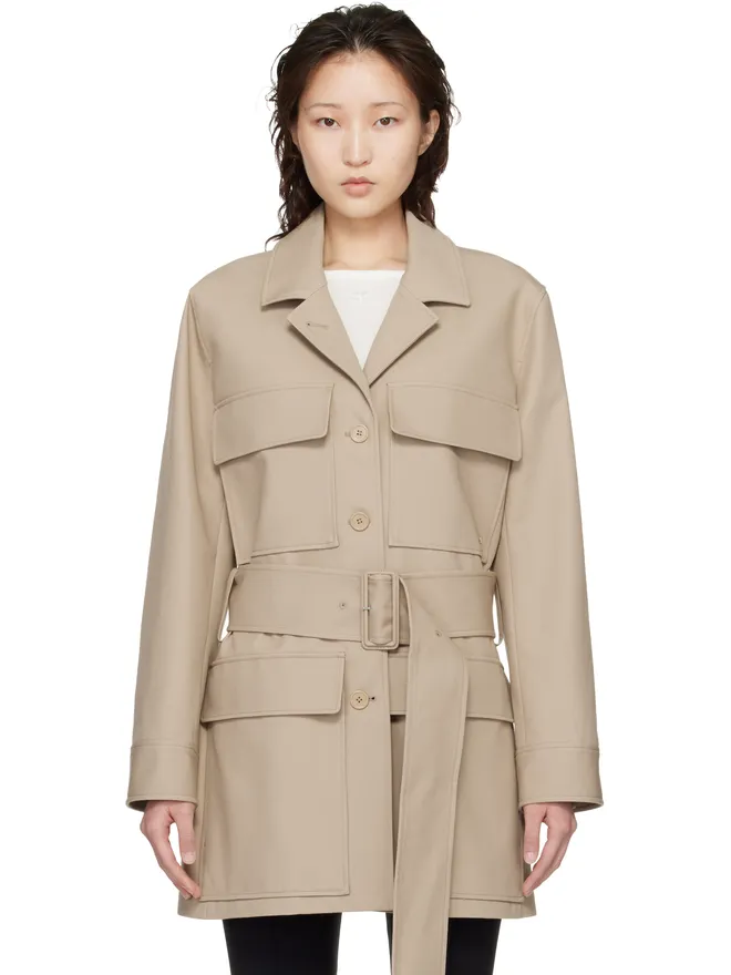 Courrèges Courrèges ベルト ユーティリティ コートの商品画像