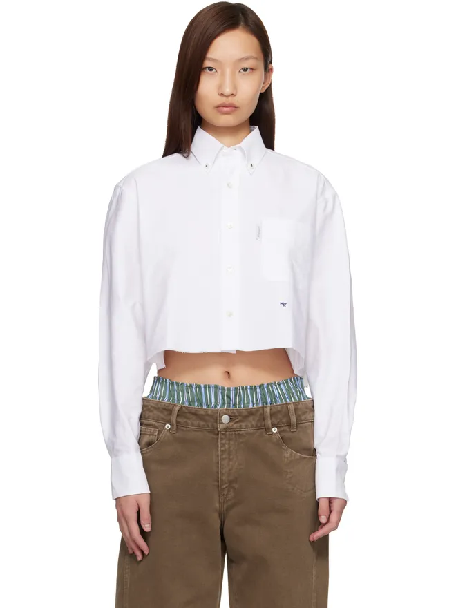 HOMMEgirls HOMMEgirls クロップド シャツの商品画像