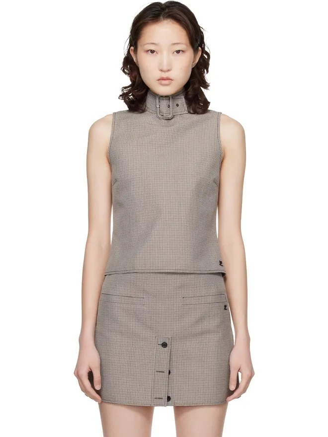 Courrèges Courrèges Buckle Houndstooth トップスの商品画像