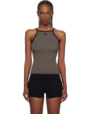 Courrèges コントラスト キャミソール - サムネイル1