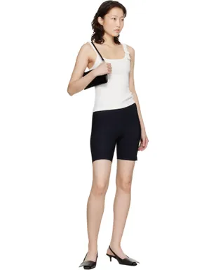 Courrèges ブラック Fold Leather スリングバックヒール - サムネイル5