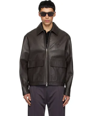 Courrèges 2-Pocket レザージャケット - サムネイル1