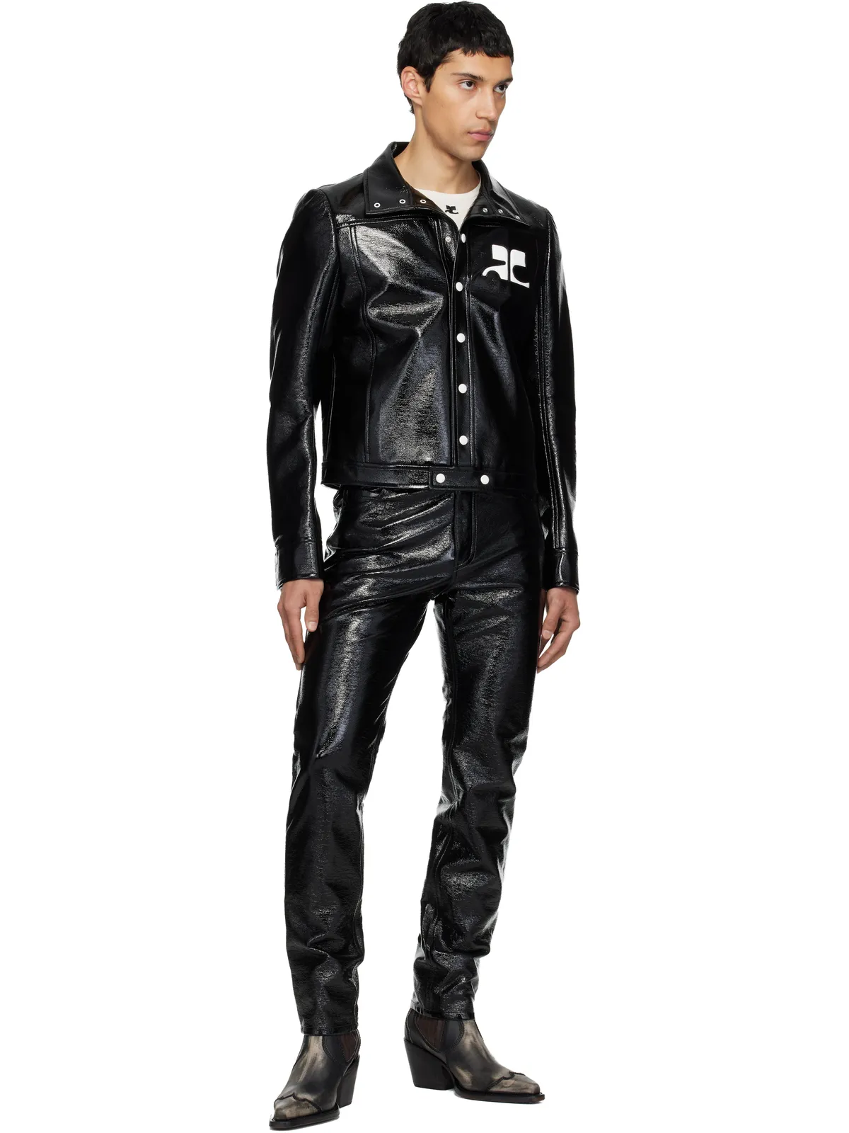 Courrèges Reedition ビニール ファイブポケット トラウザーズ - 画像4