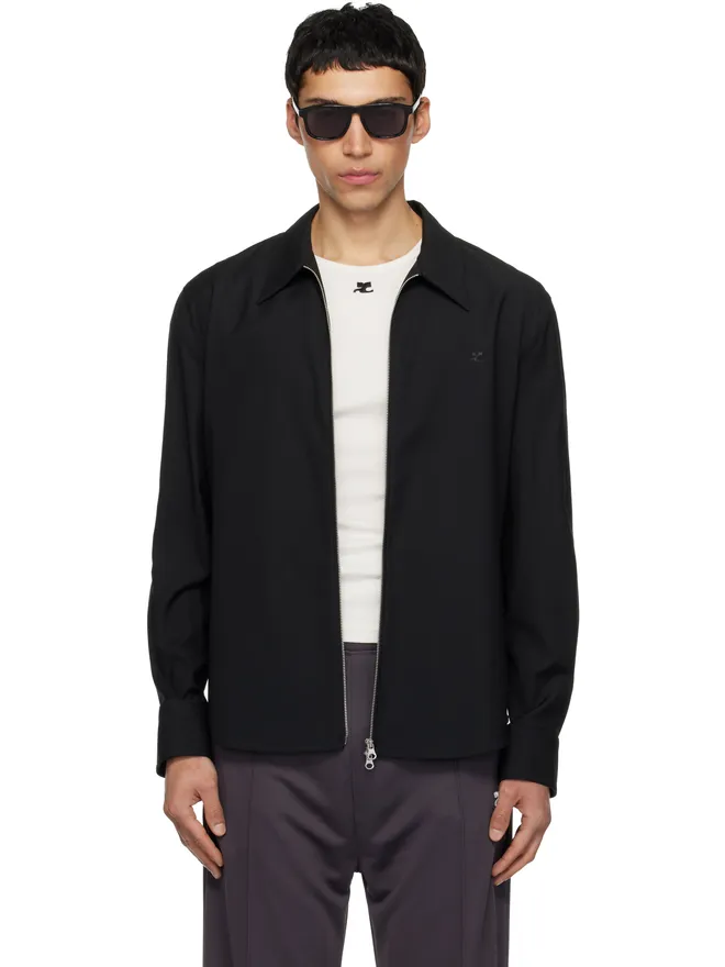 Courrèges Courrèges ジップ ツイル シャツジャケットの商品画像