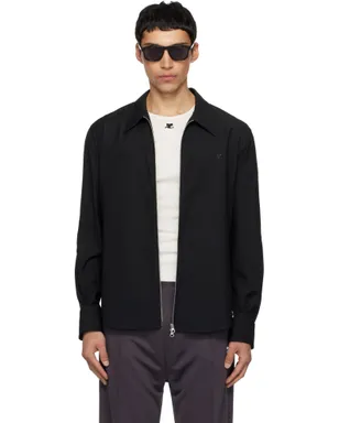 Courrèges ジップ ツイル シャツジャケット - サムネイル1
