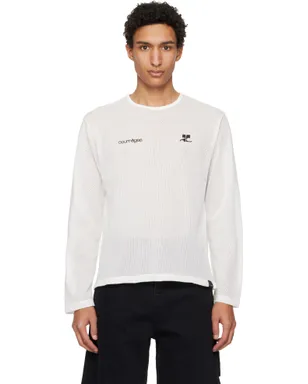 Courrèges メッシュ プリントTシャツ - サムネイル1