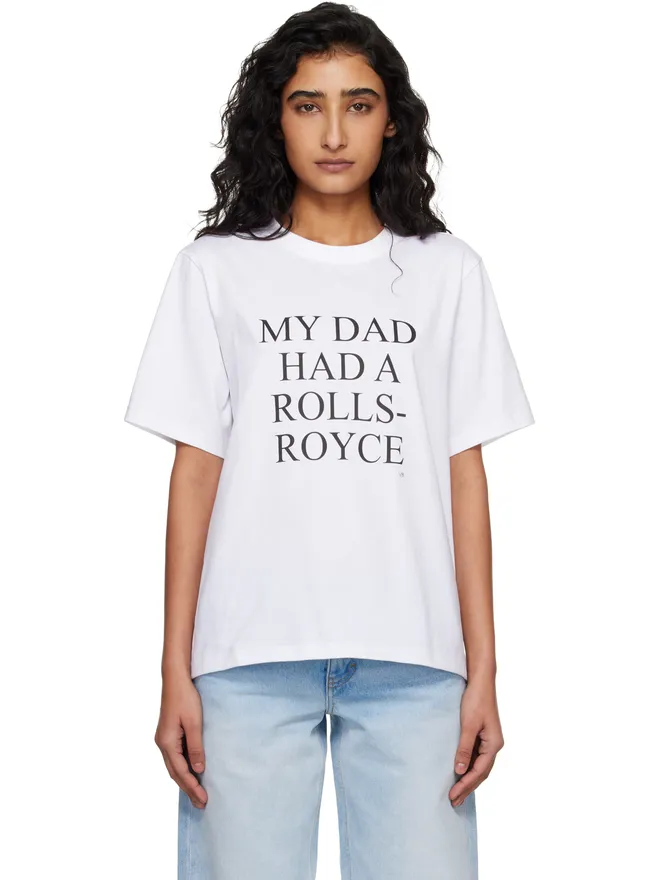 Victoria Beckham Victoria Beckham 'My Dad Had A Rolls-Royce' Tシャツの商品画像