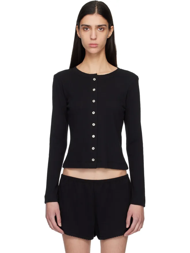 LESET LESET Pointelle Classic Crew カーディガンの商品画像