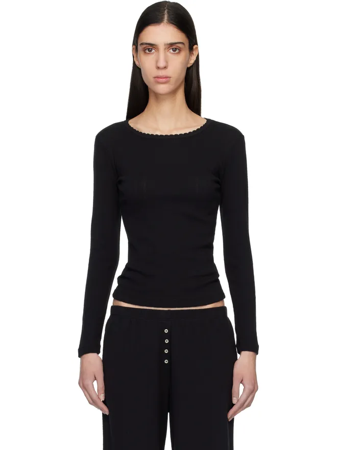 LESET LESET ポインテール スリムフィット 長袖Tシャツの商品画像