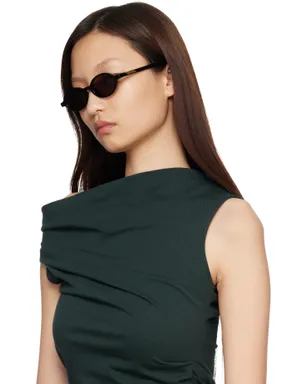 Bottega Veneta Classic オーバルサングラス - サムネイル4