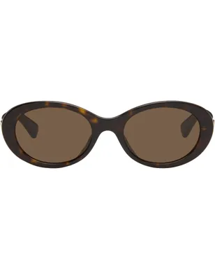 Bottega Veneta Slim Ribbon オーバルサングラス - サムネイル1