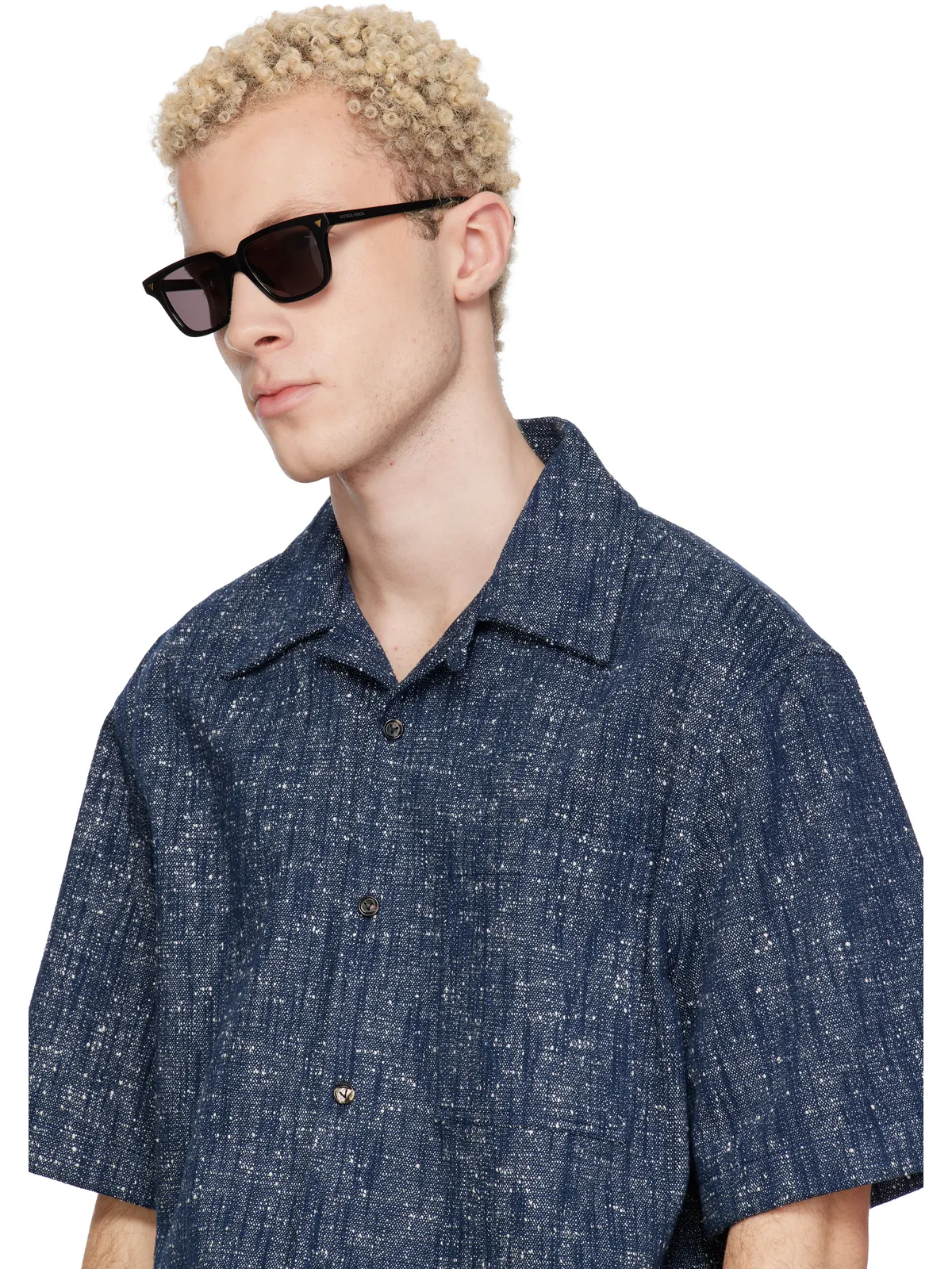 Bottega Veneta スクエアサングラス - 画像4