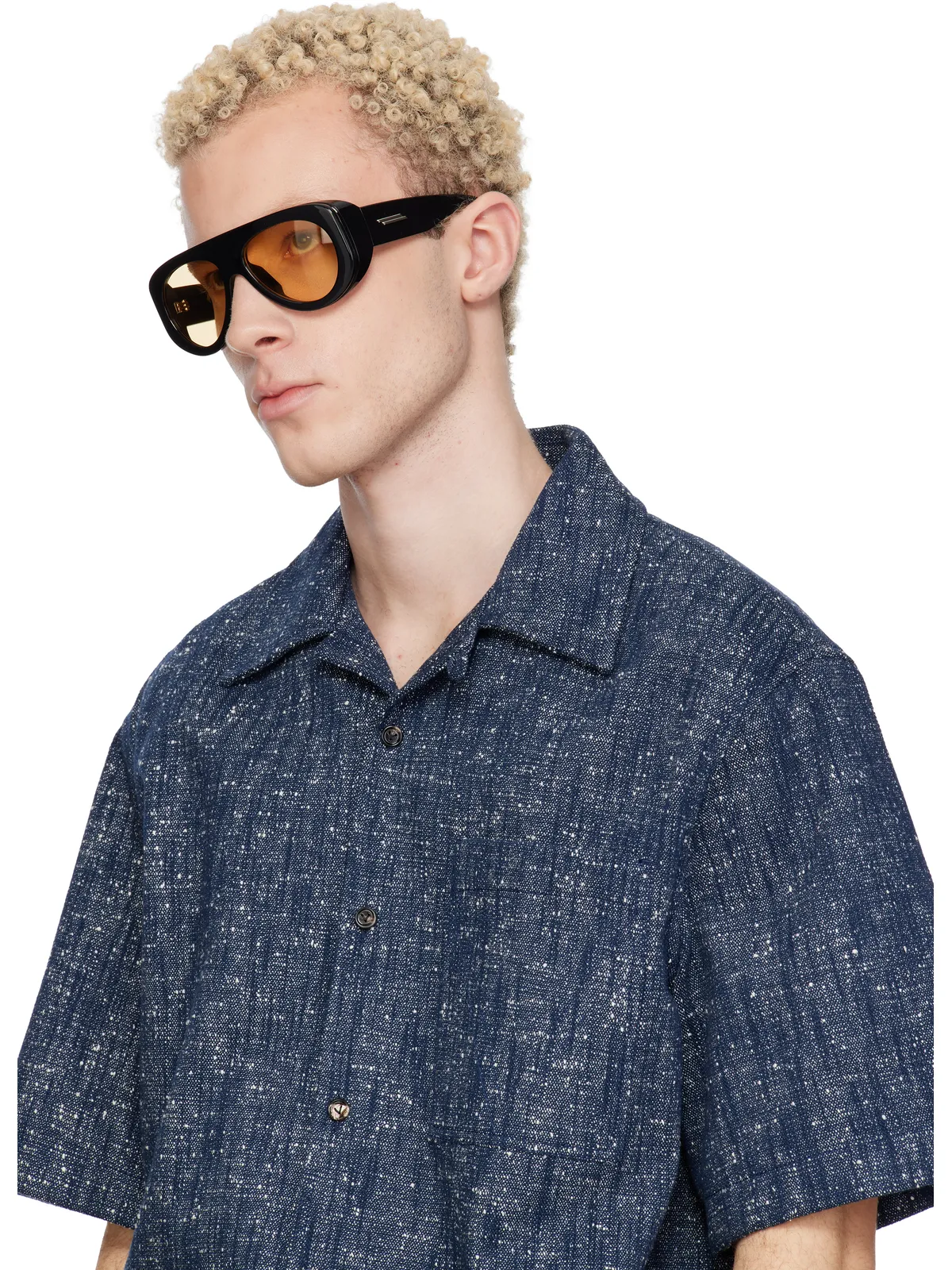 Bottega Veneta Osservatorio アビエイターサングラス - 画像4