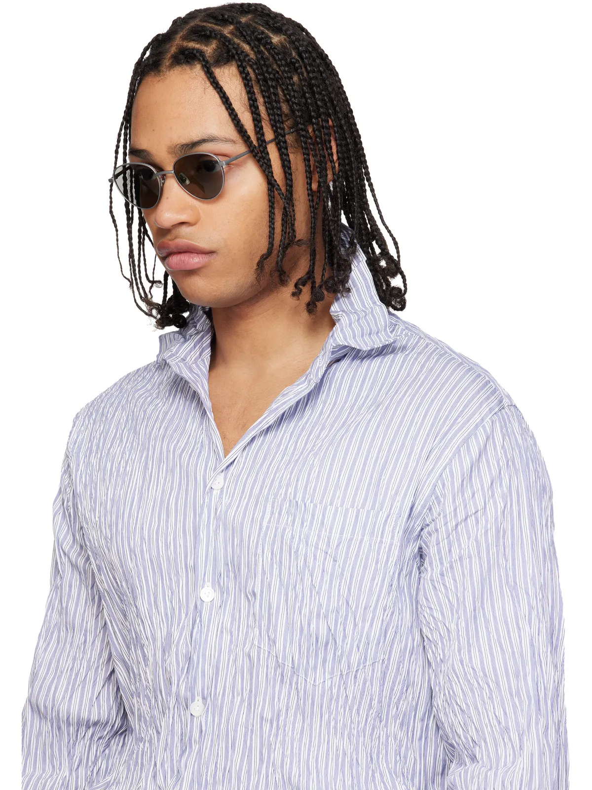Bottega Veneta Intrecciato Panthos サングラス - 画像4