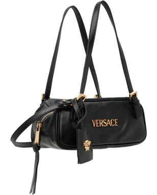 VERSACE ミニ 'Versace Tag' ナッパ ボウリング バッグ - サムネイル2