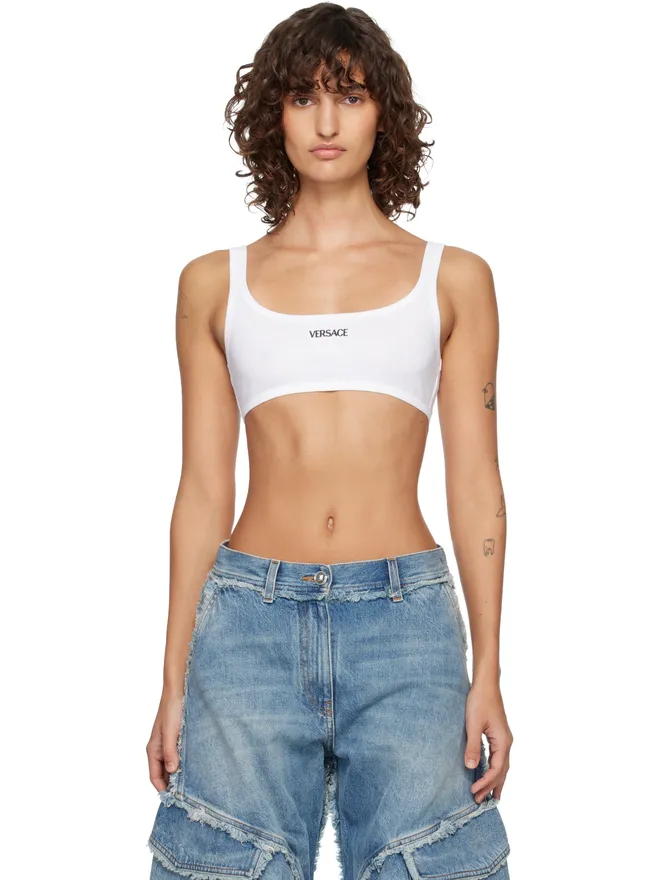 VERSACE VERSACE コットンリブ ブラの商品画像