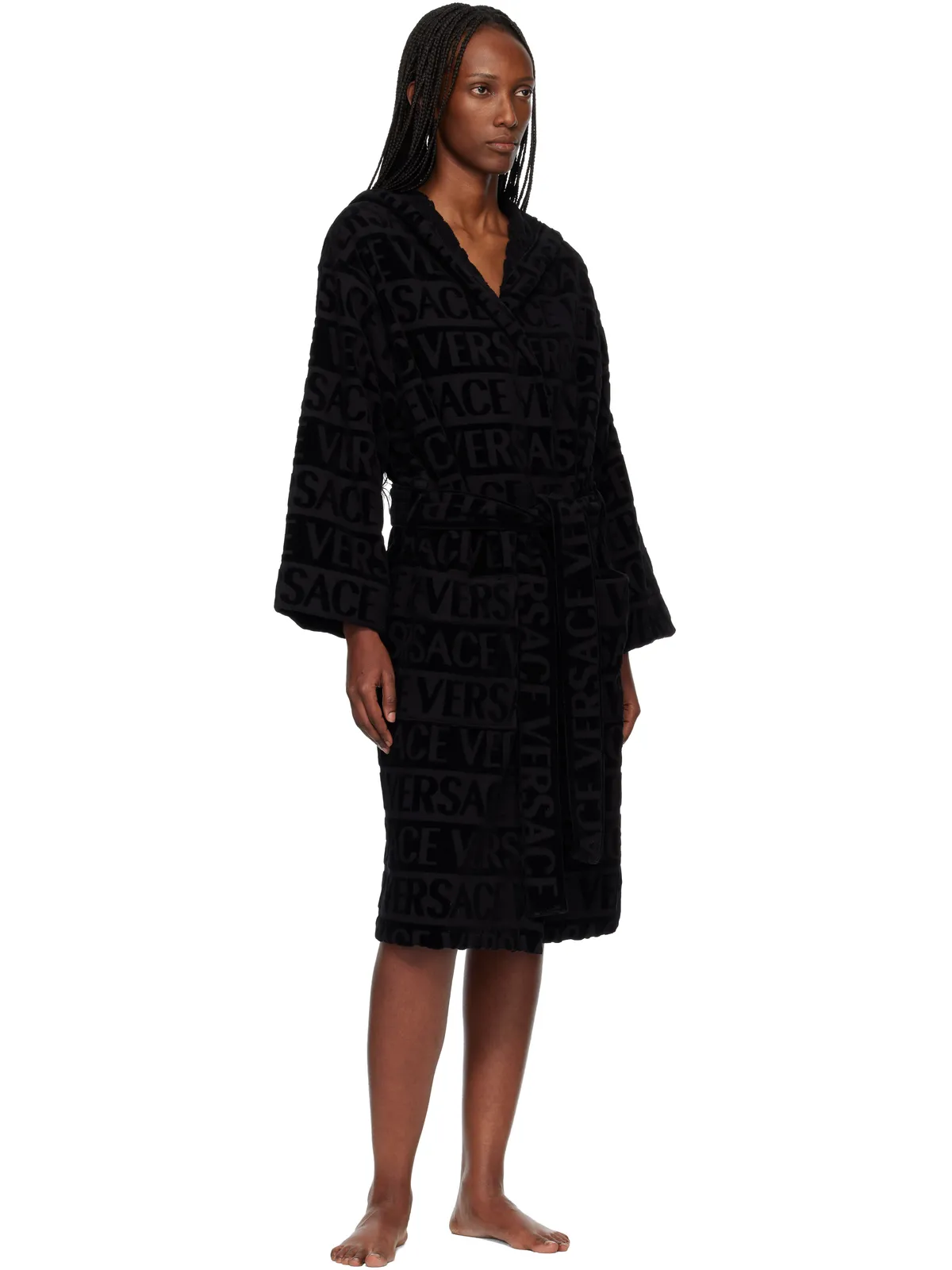 VERSACE 'Versace Allover' バスローブ - 画像4