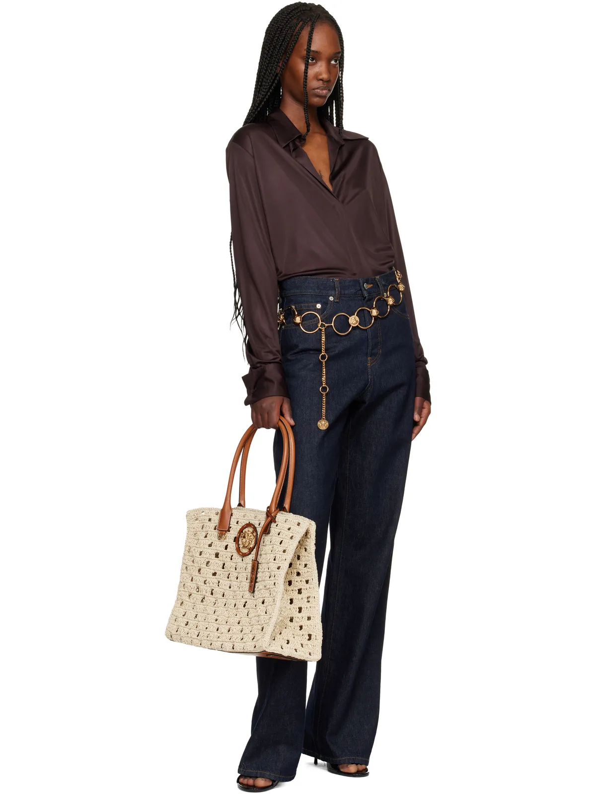 VERSACE 'La Medusa' 5 cm チェーンベルト - 画像2