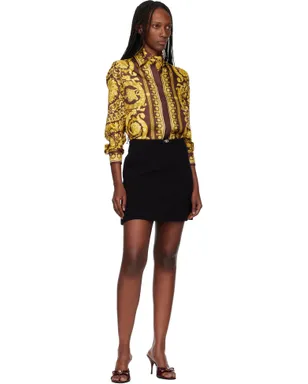 VERSACE Printed Silk Twill Ribbon スカーフタイ - サムネイル2