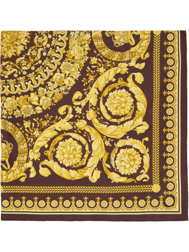 VERSACE VERSACE シルクツイルのスカーフの商品画像