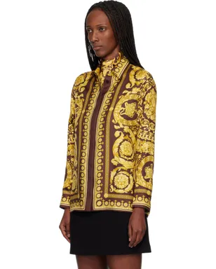 VERSACE プリント シルク シャツ - サムネイル4