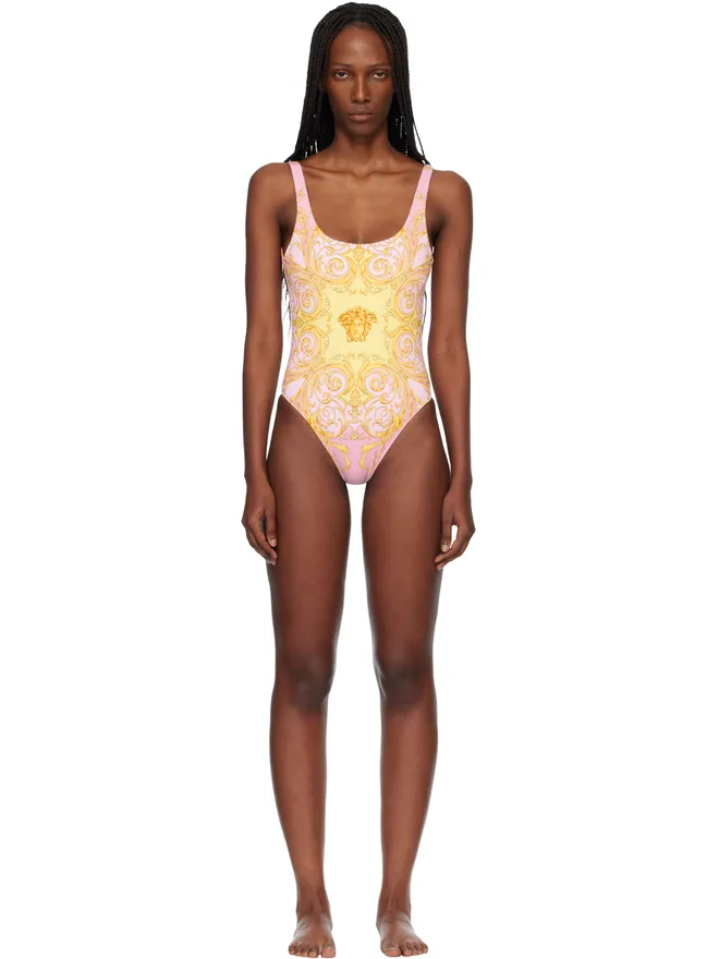 VERSACE VERSACE プリント ワンピース スイムウェアの商品画像