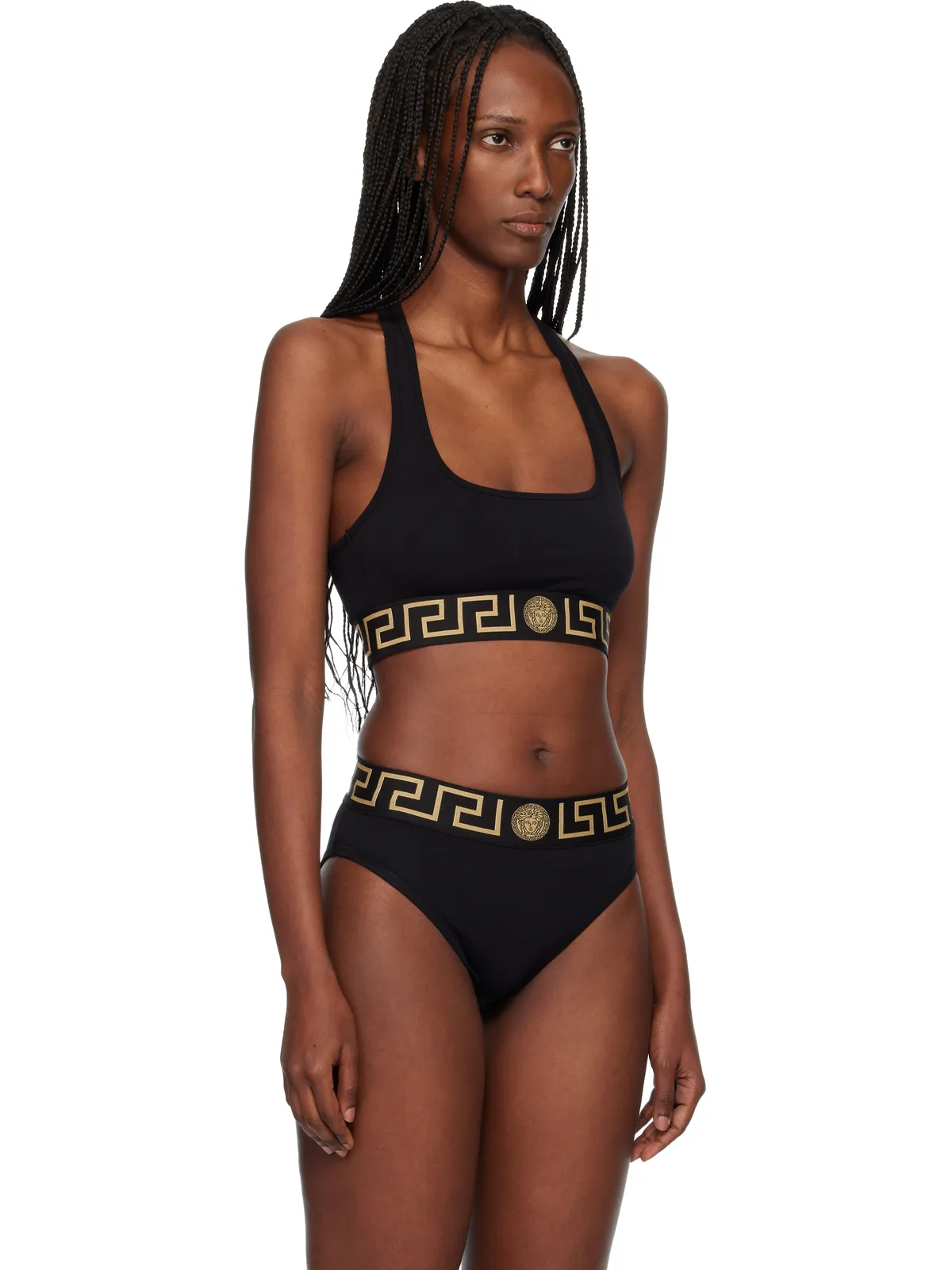 VERSACE ジャカード ビキニトップ - 画像2