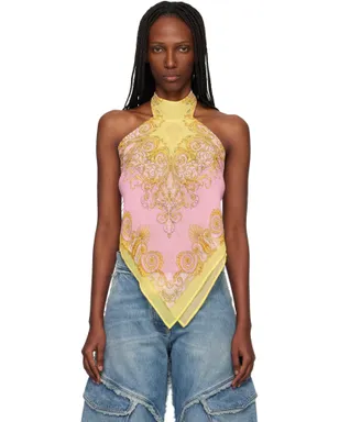 VERSACE プリント フーラード カバーアップ トップス - サムネイル1