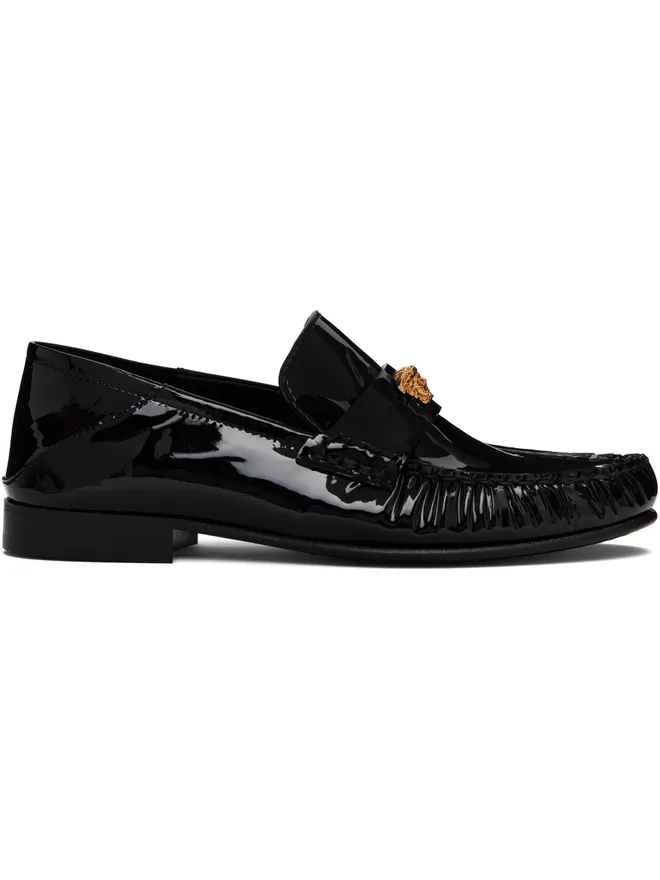 VERSACE VERSACE カーフレザー ローファーの商品画像