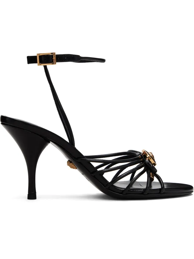 VERSACE VERSACE Opera Bow Nappa 85mm ヒールサンダルの商品画像