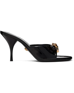 VERSACE Opera リボン パテント ミュール ヒールサンダル - サムネイル1