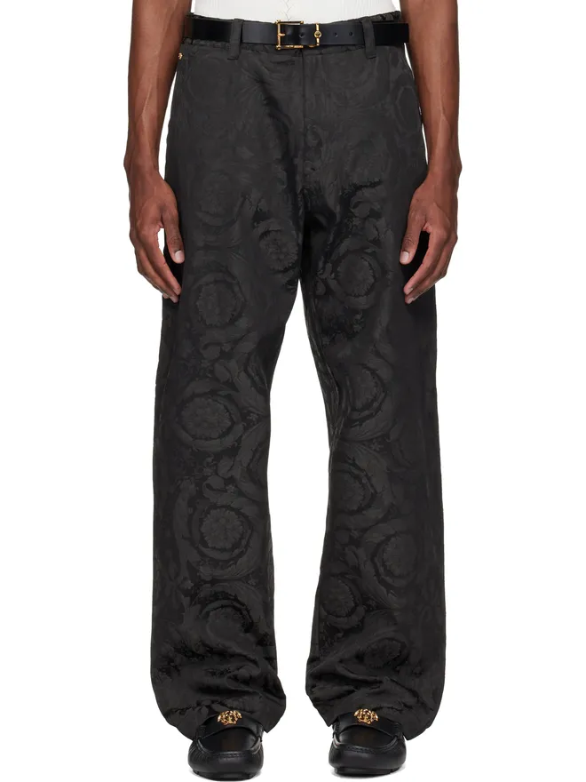 VERSACE VERSACE ジャカード コットン カーペンターパンツの商品画像