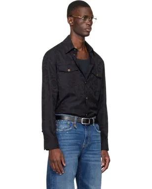 VERSACE ジャカード コットンポプリン シャツ - サムネイル2