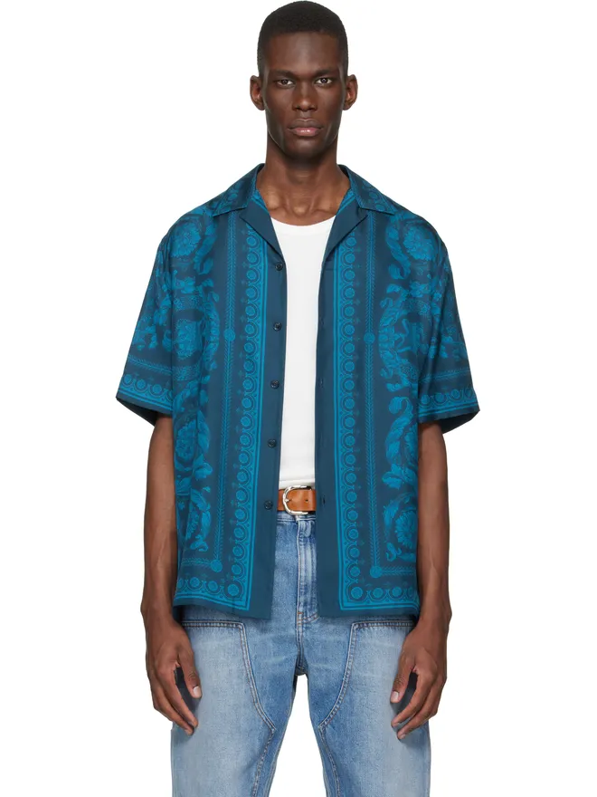 VERSACE VERSACE バロッコ シルク シャツの商品画像