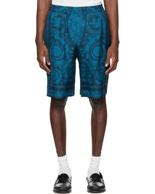 VERSACE バロッコ シルク ショートパンツ - サムネイル1