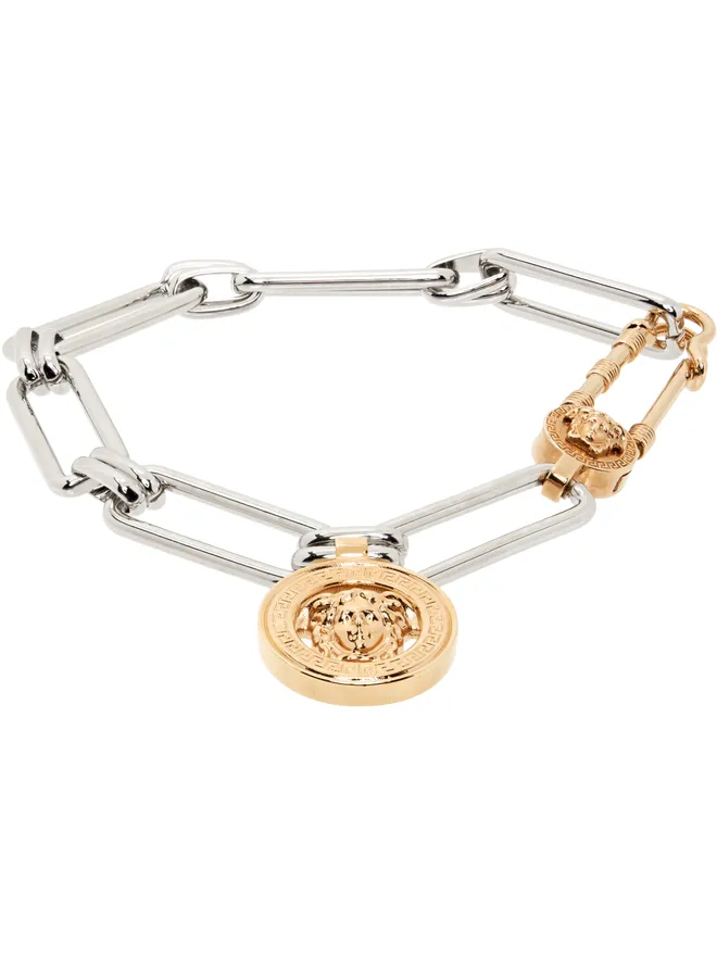 VERSACE VERSACE メドゥーサ キルトピン ブレスレットの商品画像