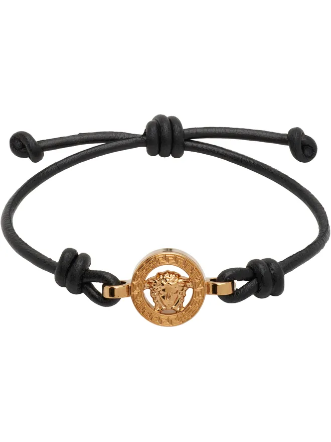 VERSACE VERSACE メドゥーサ '95 レザーブレスレットの商品画像