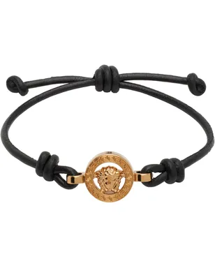 VERSACE メドゥーサ '95 レザーブレスレット - サムネイル1
