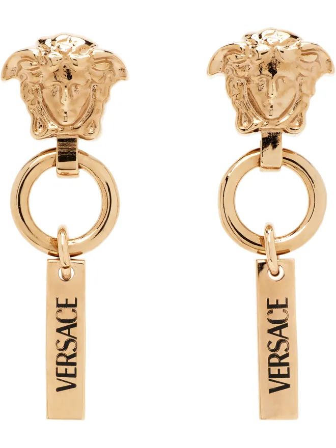 VERSACE VERSACE メドゥーサ ドロップピアスの商品画像