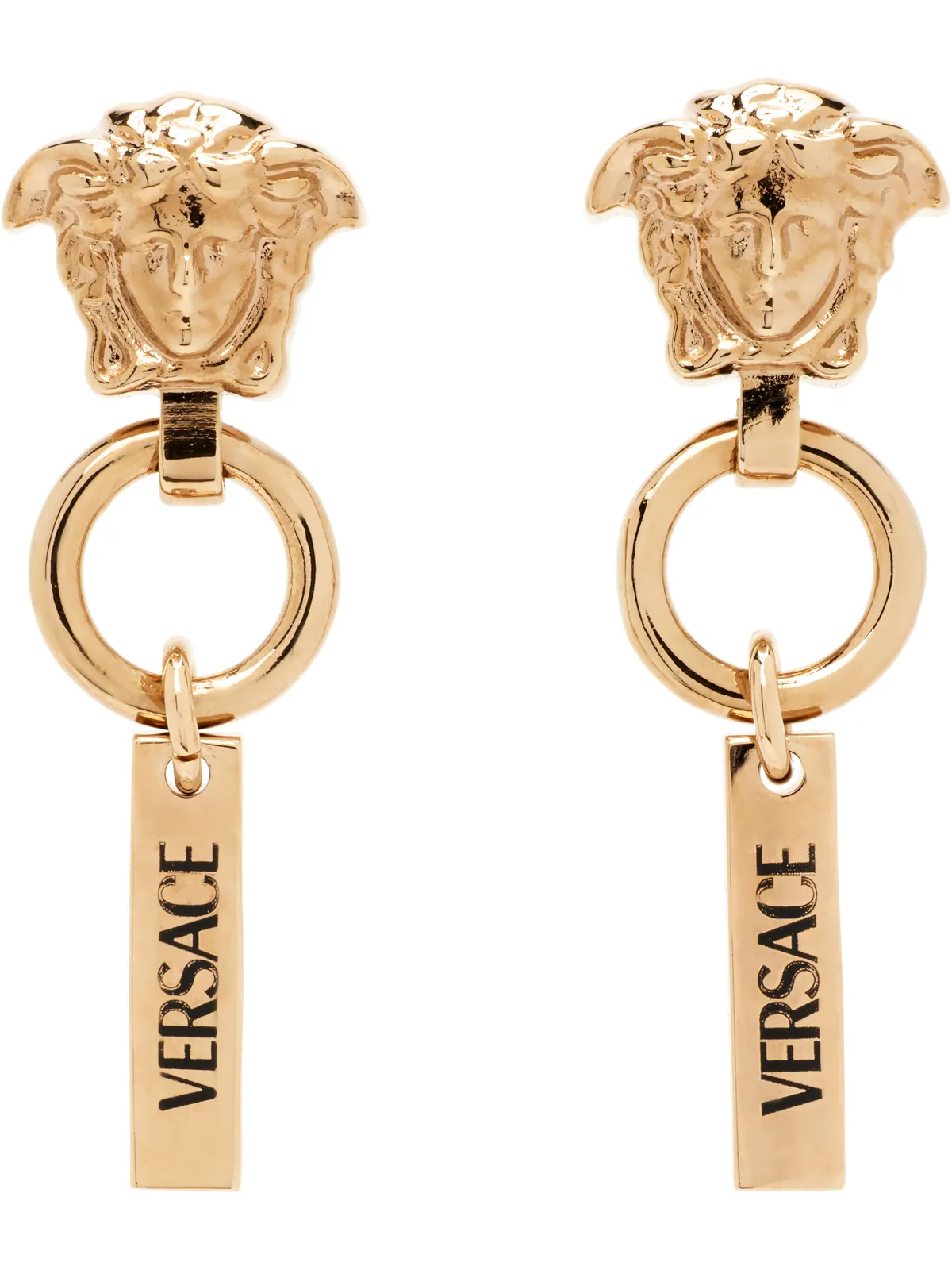 VERSACE メドゥーサ ドロップピアス - 画像1