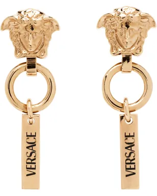 VERSACE メドゥーサ ドロップピアス - サムネイル1
