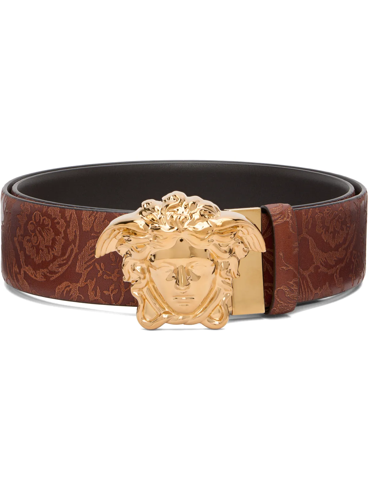 VERSACE 'La Medusa' レザー リバーシブル ベルト - 画像1