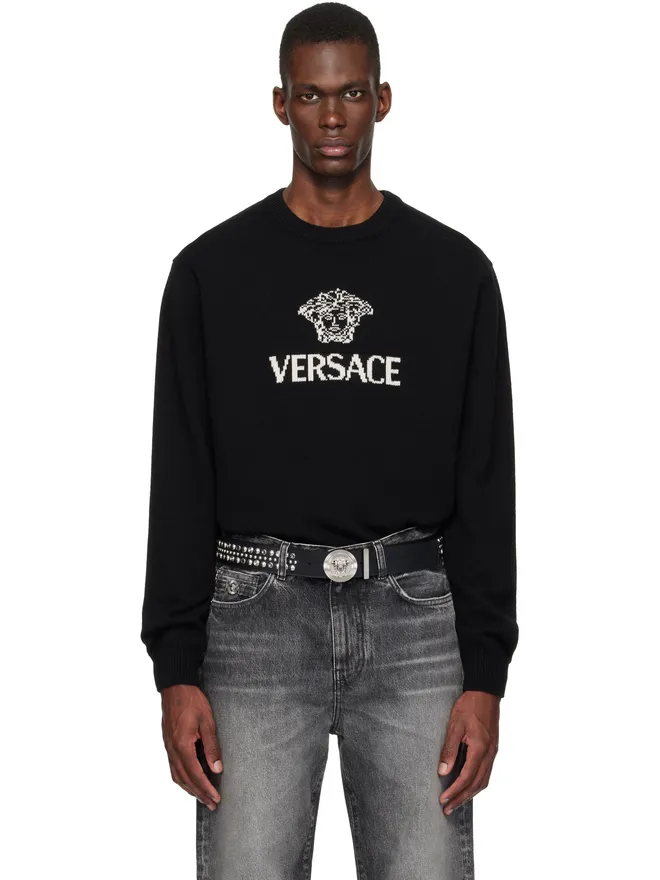 VERSACE VERSACE Intarsia カシミヤ セーターの商品画像