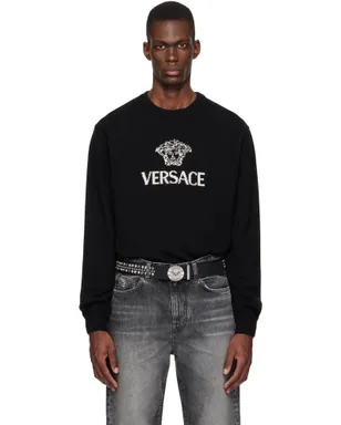 VERSACE Intarsia カシミヤ セーター - サムネイル1