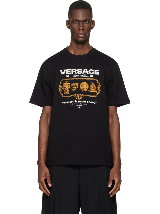 VERSACE VERSACE Compact コットンジャージ Tシャツの商品画像