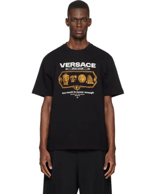 VERSACE Compact コットンジャージ Tシャツ - サムネイル1