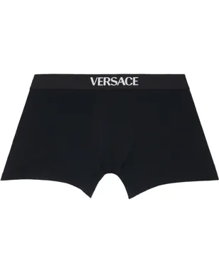 VERSACE Cotton-Jersey Long ボクサーブリーフ 2枚セット - サムネイル2