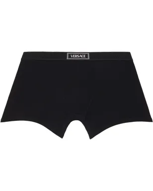 VERSACE Cotton Ribbed Long ボクサーブリーフ - サムネイル1